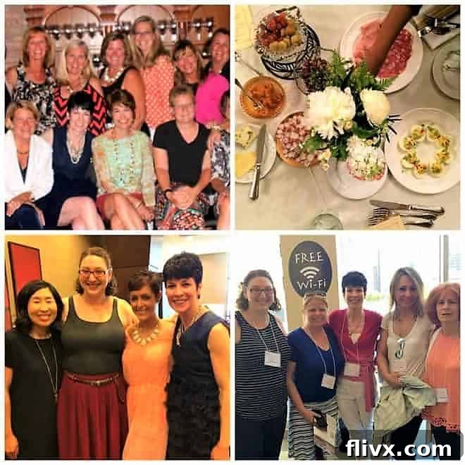 A collage of friends enjoying a Chicago weekend, capturing memorable moments.