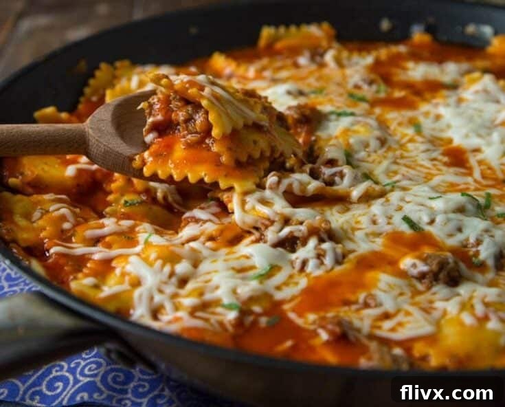 Quick and Easy Skillet Lasagna