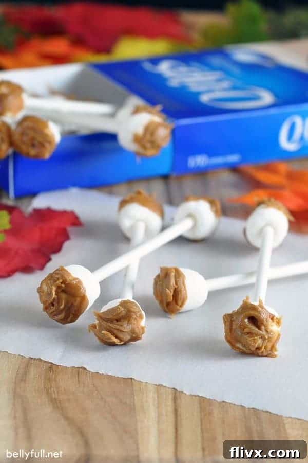 Edible Earwax on a Swab (pretzel sticks with melted caramel/butterscotch)