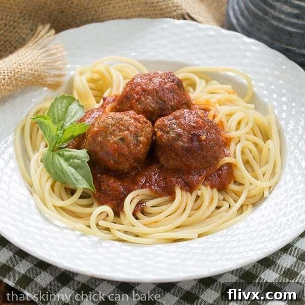 Spaghetti with Sunday Gravy | Slowly simmered Sunday gravy made the Italian way!