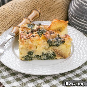 Gruyere Spinach Strata