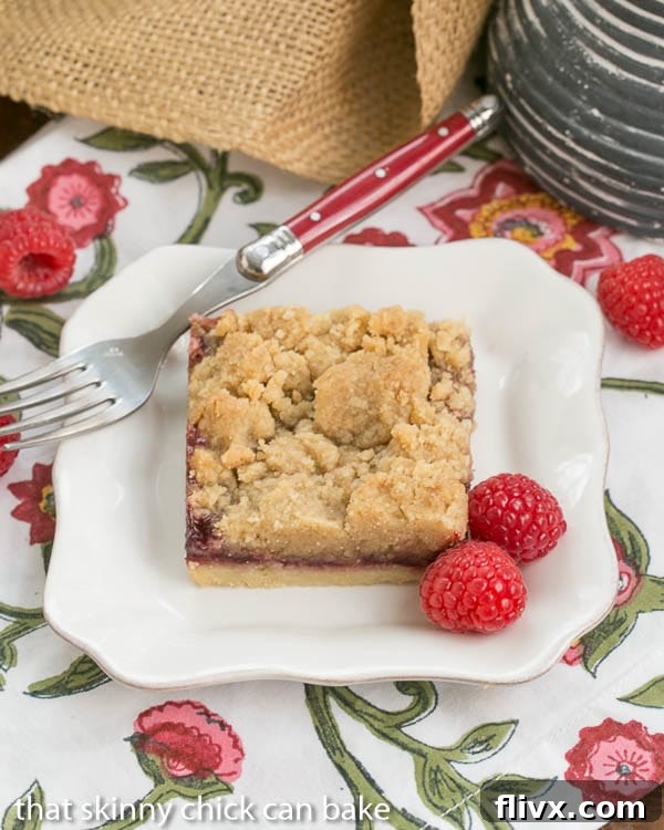 Raspberry Crumb Bars