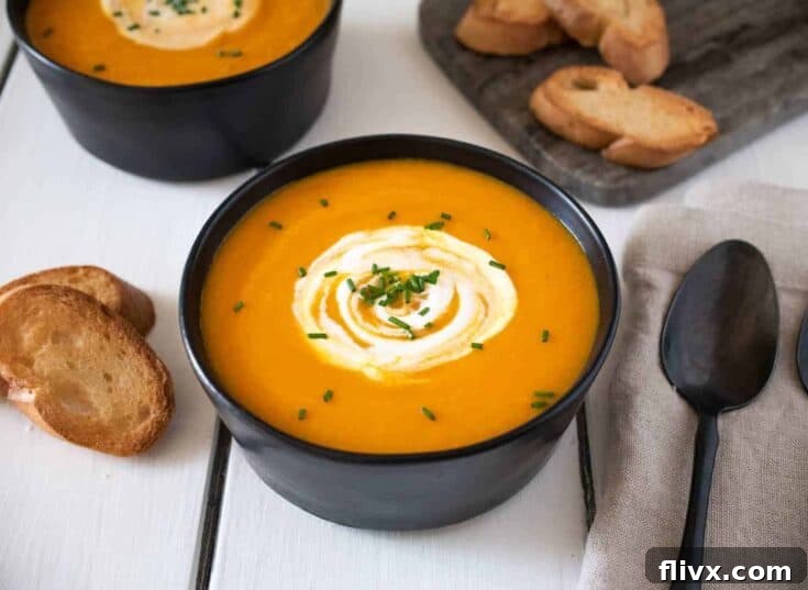 Roasted Carrot Ginger Soup