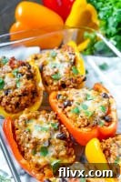 Hearty Turkey Stuffed Peppers