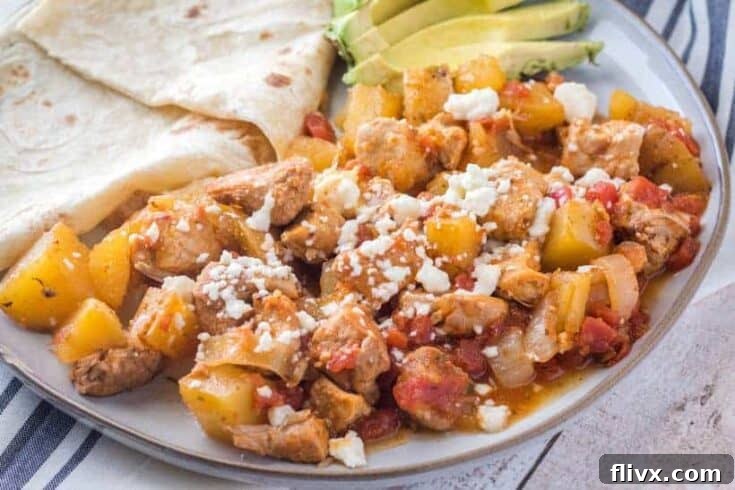Delicious Slow Cooker Pork Tinga, a Mexican stew