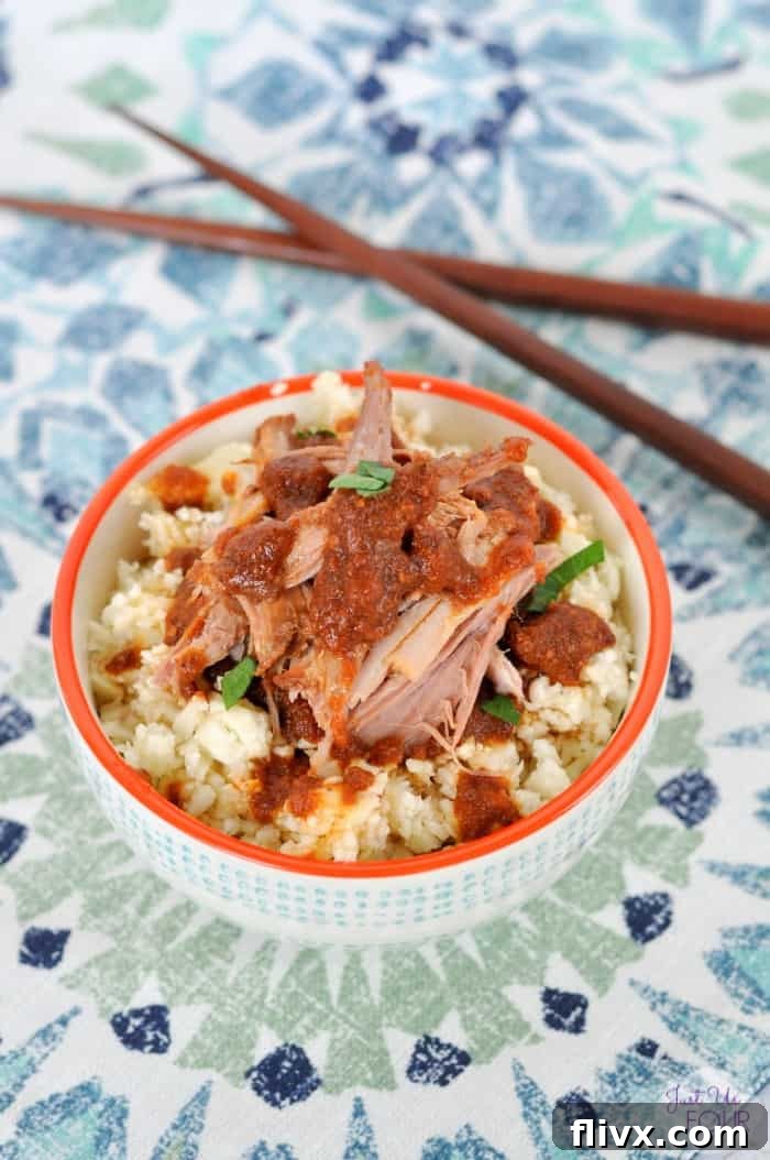 Paleo-friendly Chinese Pork made in a slow cooker