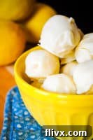 Bright and zesty Lemon Coconut Truffles, a sweet taste of spring citrus.