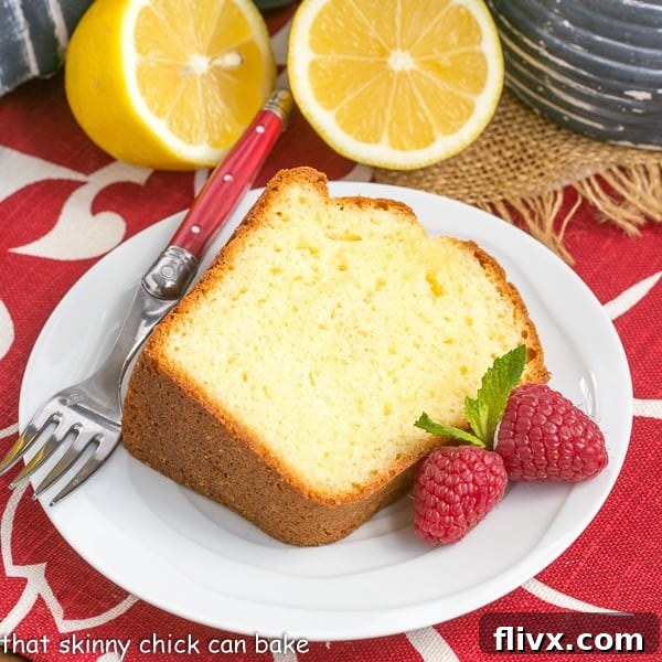Greek Lemon Cake - A double dose of lemon plus Greek yogurt make for a lovely cake!