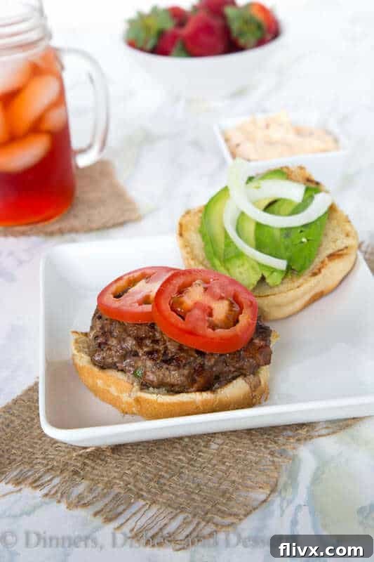A delicious Jalapeno Bacon Burger, a great way to shake up your summer burger recipes.