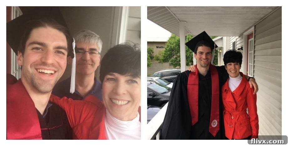 College graduation ceremony in an outdoor stadium