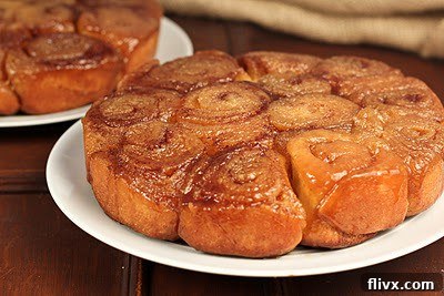 Freshly Baked Maple Syrup Sticky Buns