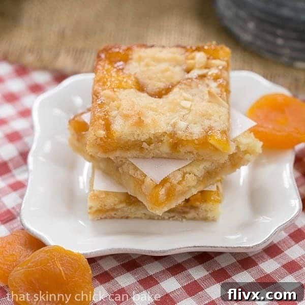 Sweet and tangy Coconut Apricot Bars with a delightful crumbly topping.