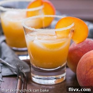 Fresh Peach Margaritas Recipe