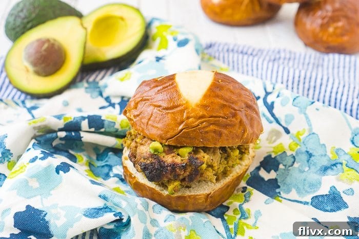Delicious Avocado Turkey Burgers