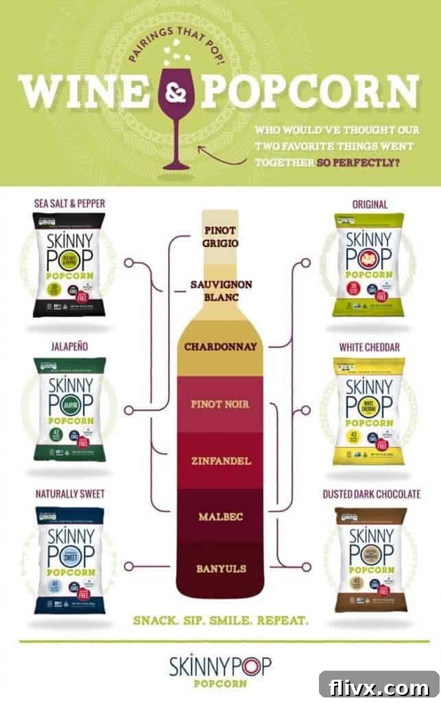 SkinnyPop Popcorn bag graphic, representing a healthy snack.