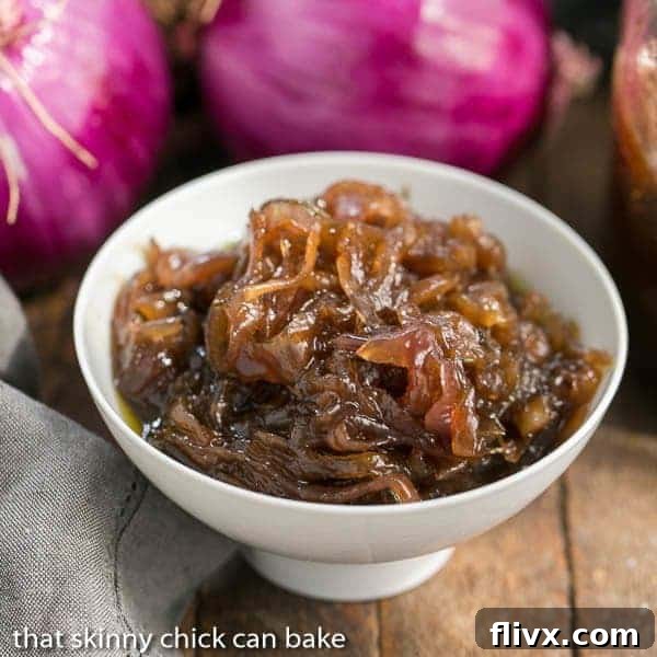 Onion Marmalade | A French inspired condiment, perfect for gourmet burgers and more!
