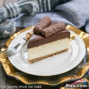 Chocolate Caramel Twix Cheesecake Recipe