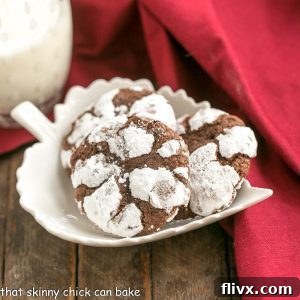 Chocolate Crackle Cookies