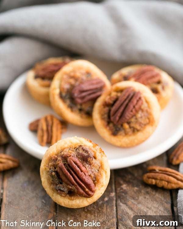 Pecan Tassies | Mini Pecan Pies in cream cheese pastry crusts