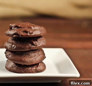 Death by Chocolate Cookies on a white plate circa 2011
