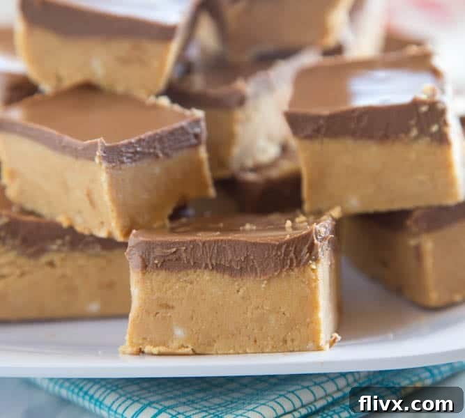 Layered Reese's Peanut Butter and Chocolate Fudge