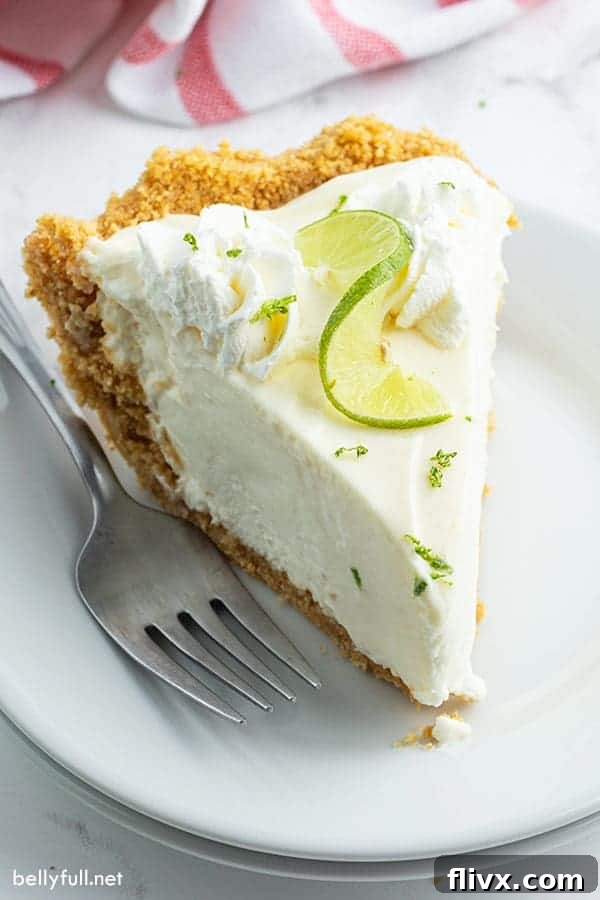 Easy Key Lime Pie Recipe {Only 6 Ingredients & No Bake!}