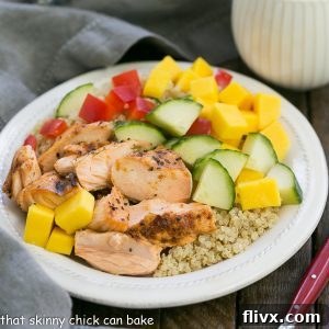 Caribbean Salmon Quinoa Salad Recipe