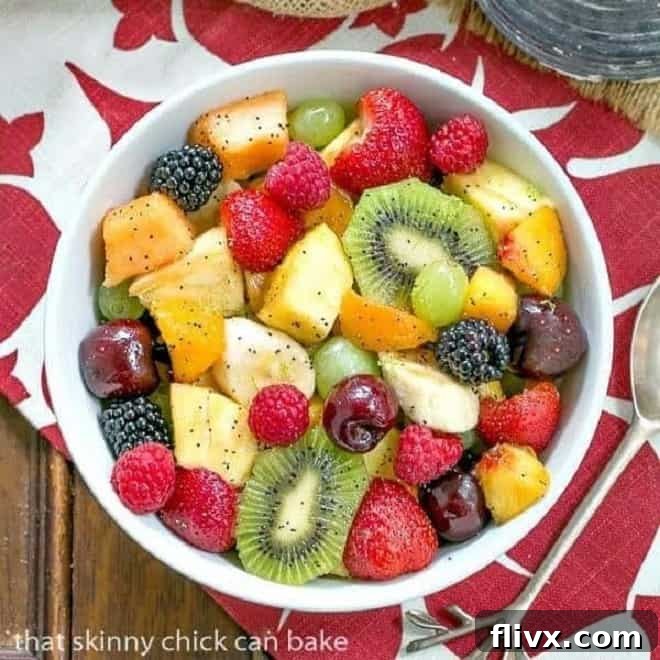 Honey Lime Fruit Salad, Perfect for Picnics and Potlucks
