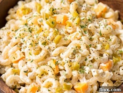 Jalapeno Popper Macaroni Salad with Zesty Ingredients