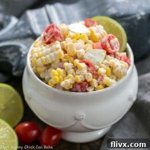 Spicy Mexican Corn Salad - a vibrant and flavorful summer side dish
