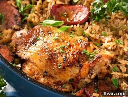One Pot Chicken and Dirty Rice