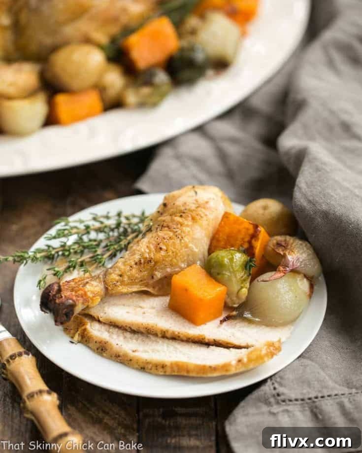 Sheet Pan Chicken with Roasted Fall Vegetables | A delicious one-pan autumn meal.
