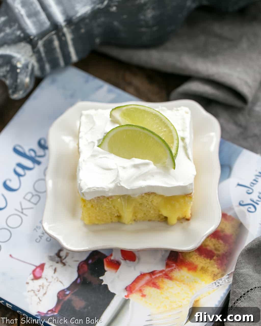 Easy Margarita Poke Cake | A couple shortcuts make this decadent dessert a breeze to make!