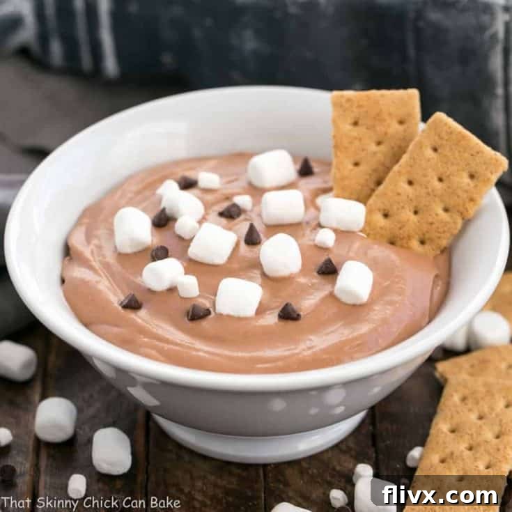 Easy S'mores Dessert Dip | Only 3 ingredients and everyone will ask for the recipe!