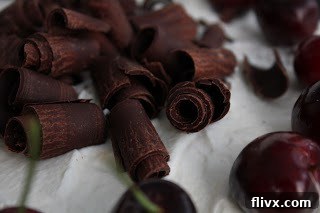 Baking process: cake layers in pans