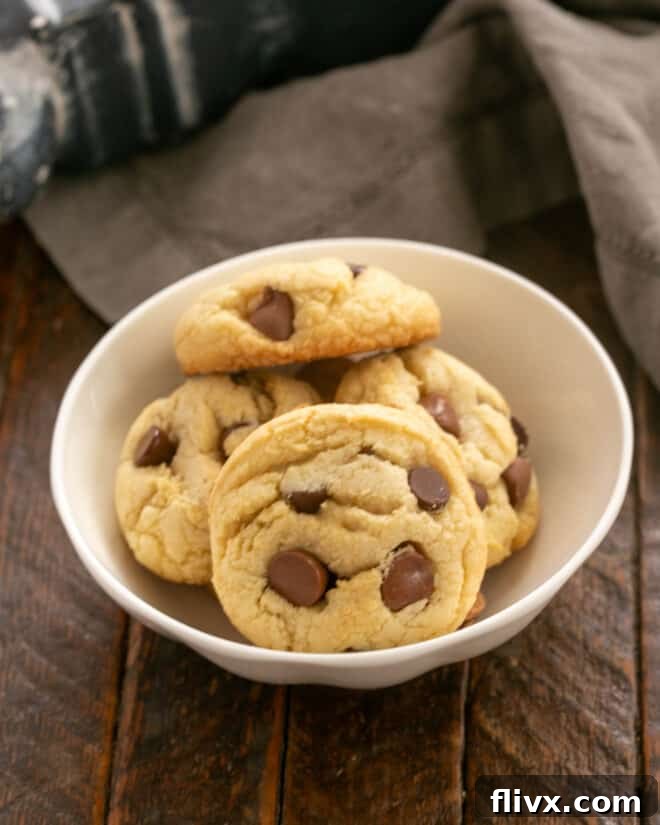 Step 6: A stack of irresistible Double Chocolate Chip Cookies, ready to be enjoyed, showcasing their rich chocolate content and perfect texture.