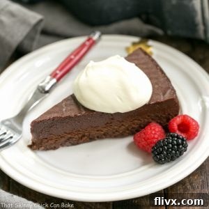 Flourless Chocolate Cake from Princeville Hotel, a truly decadent and rich dessert.