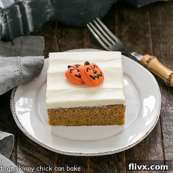 Pumpkin Bars with Cream Cheese Frosting