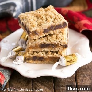 Delicious Oatmeal Caramel Bars Recipe