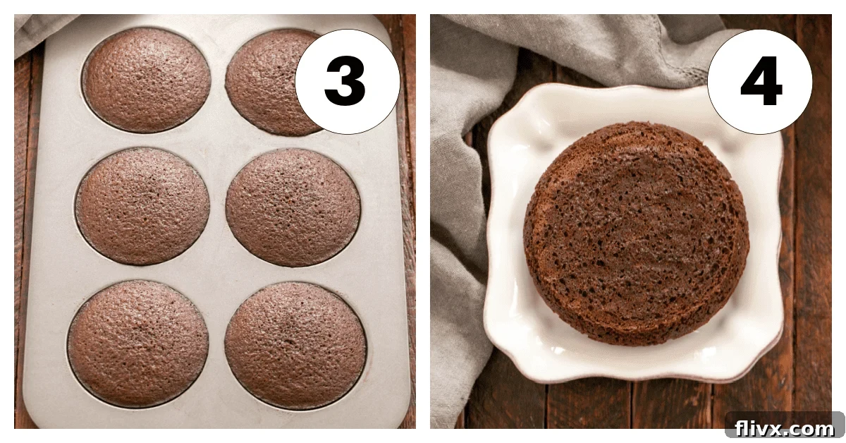 Whoopie pie process shots 3,4.