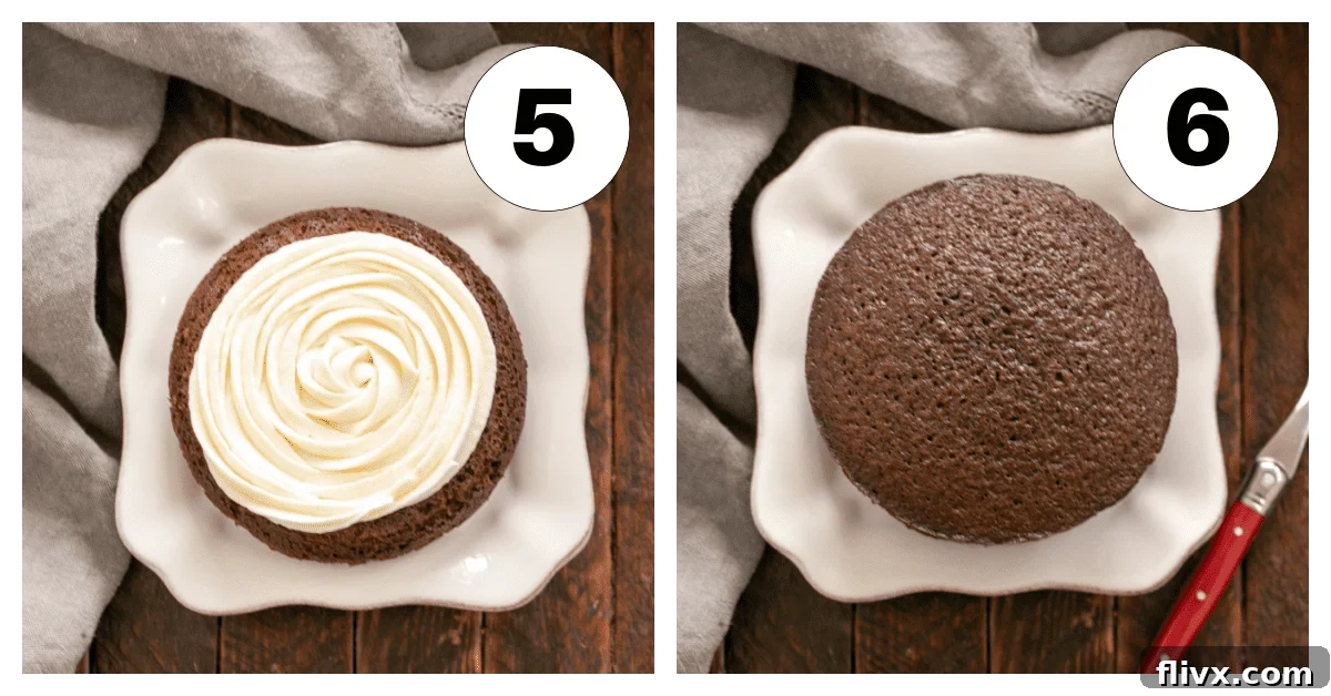 Whoopie pie process shots 5,6.